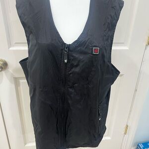 Men's Gerbing Black Zip-Up Heated Vest Liner, size L/XL